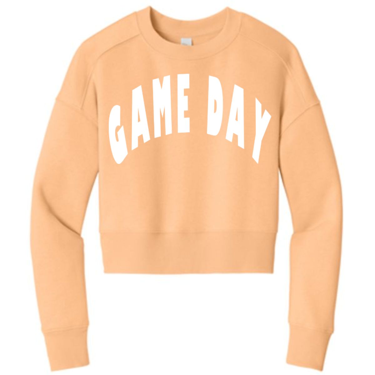 GAME DAY Women’s Perfect Weight ® Fleece Cropped Crew 3D