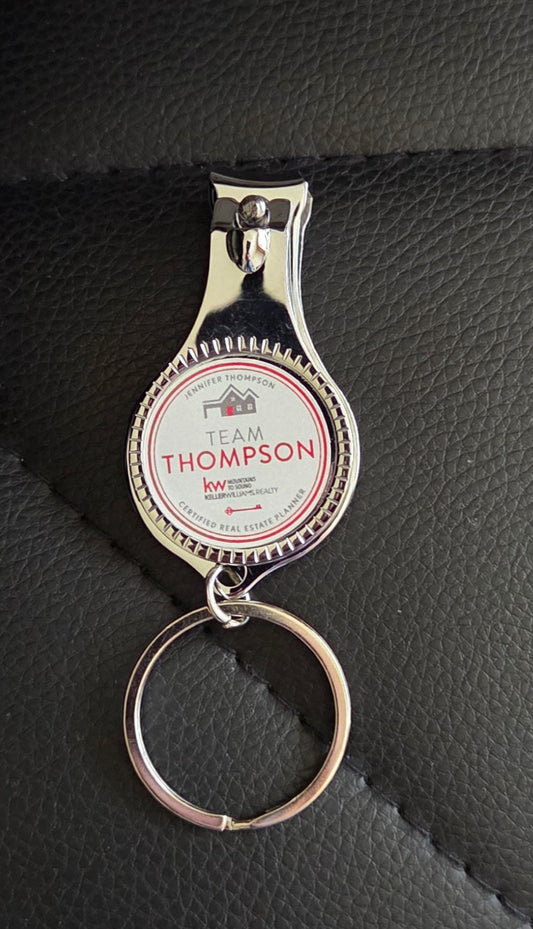 Personalized nail clippers with a built-in bottle opener, keychain (10)